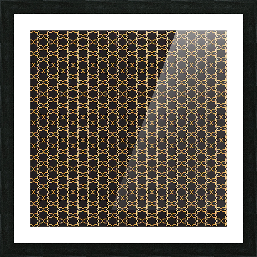 Arabesque Background Picture Frame print