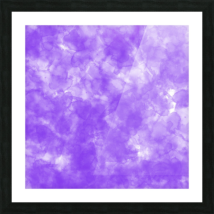 Blue Violet Picture Frame print