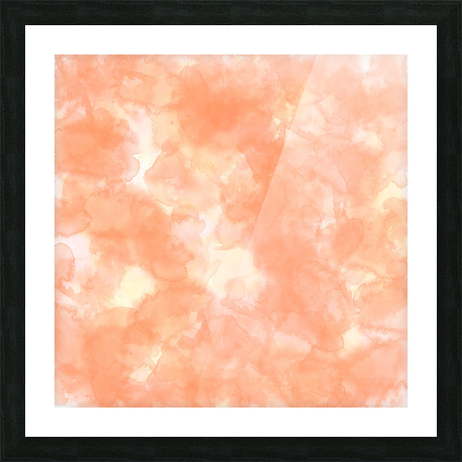 Orange and Pink Picture Frame print