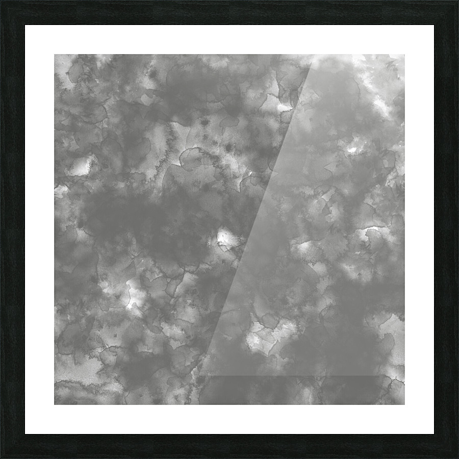 Charcoal Gray Picture Frame print