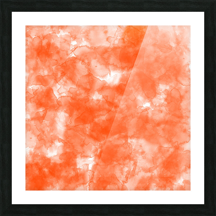 Orange Red Picture Frame print