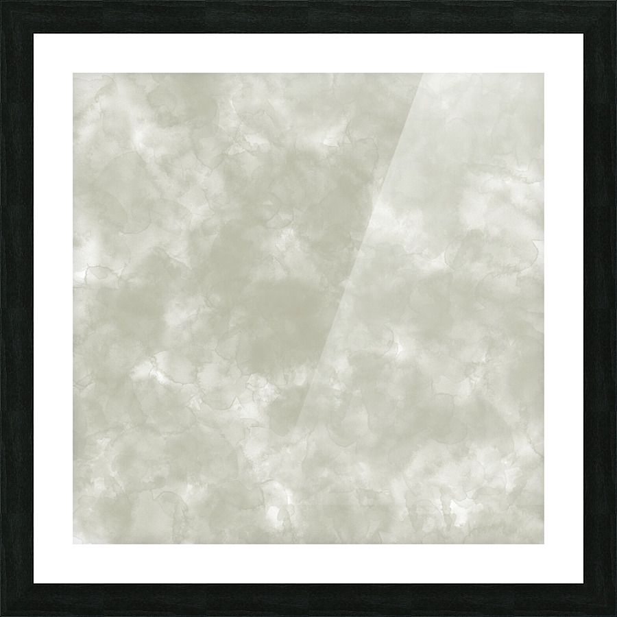 Ash Gray Picture Frame print