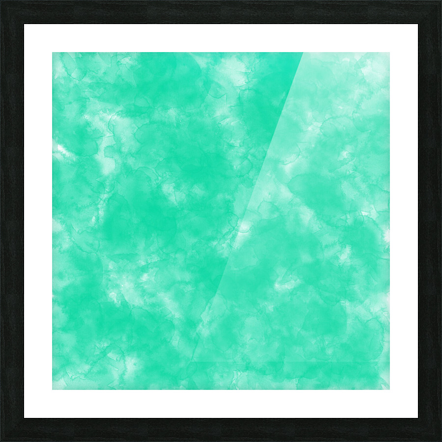 Caribbean Green Picture Frame print