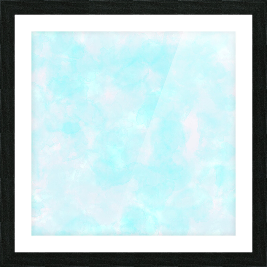 Ocean Blue Picture Frame print
