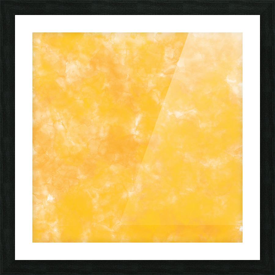 Honey Yellow Picture Frame print