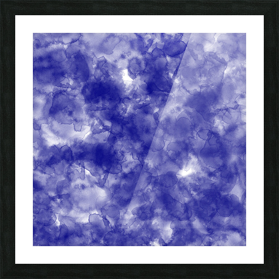 Navy Blue Picture Frame print