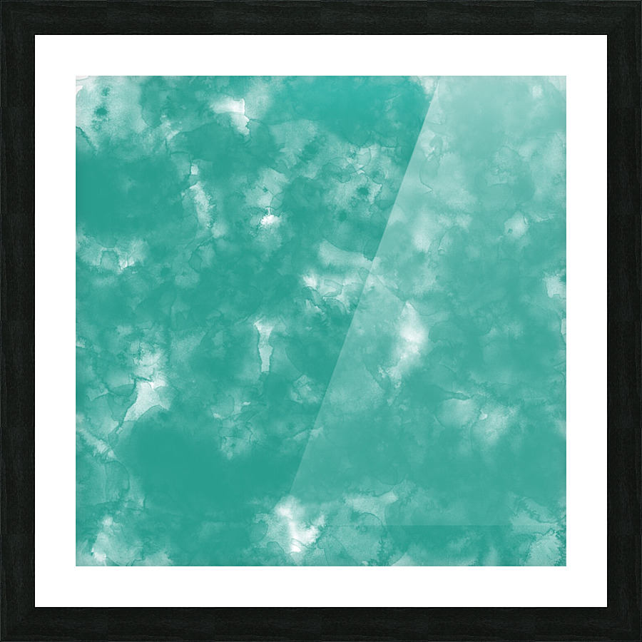 Persian Green Picture Frame print
