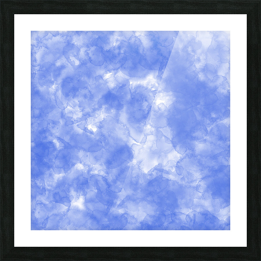 Royal Blue Picture Frame print