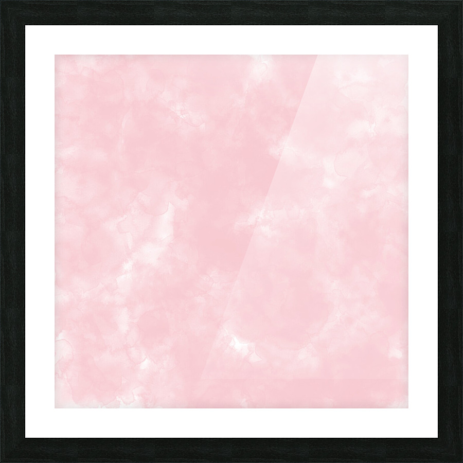 Salmon Pink Picture Frame print