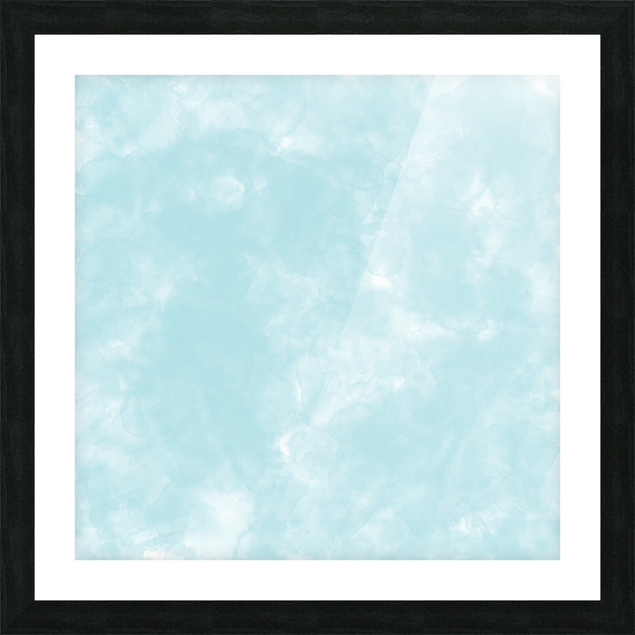 Powder Blue Picture Frame print