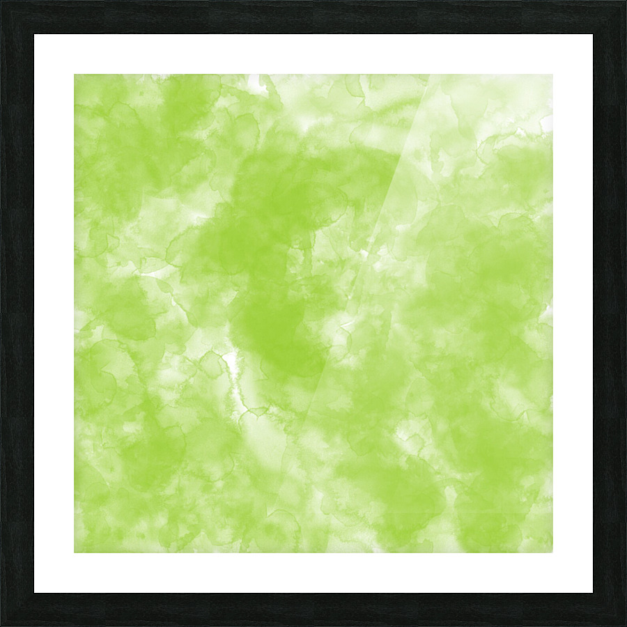 Yellow Green Picture Frame print