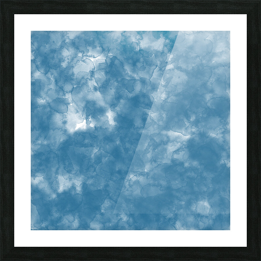 Sapphire Blue Picture Frame print
