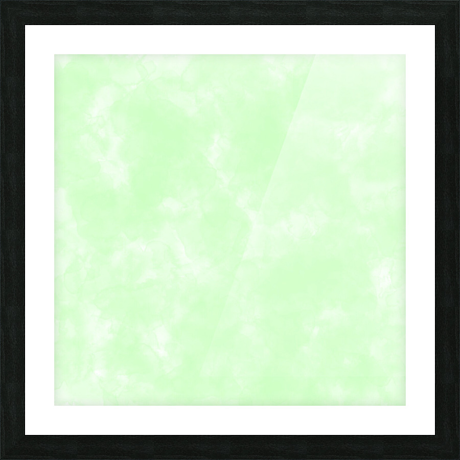 Tea Green Picture Frame print
