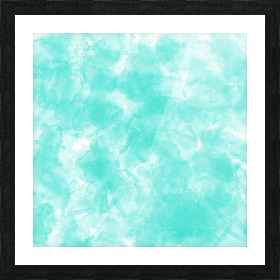 Turquoise Picture Frame print