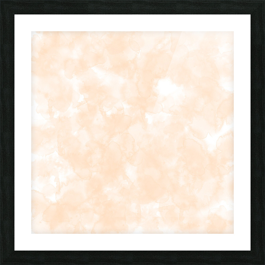 Peach Picture Frame print