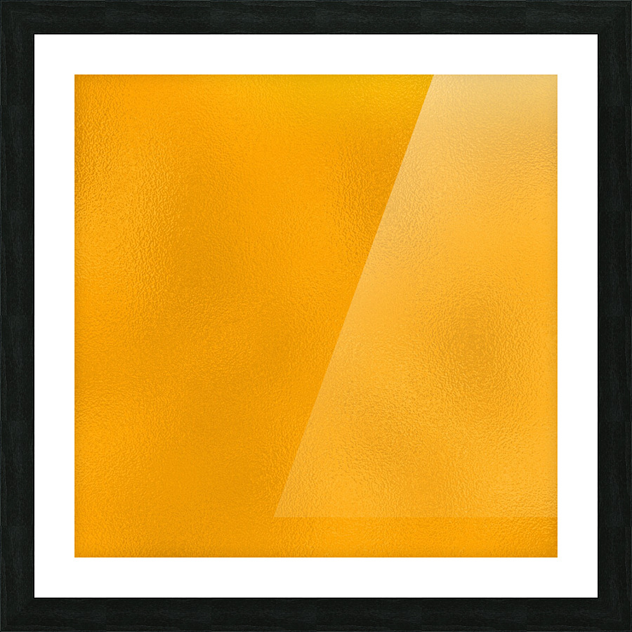 Orange Glass Picture Frame print