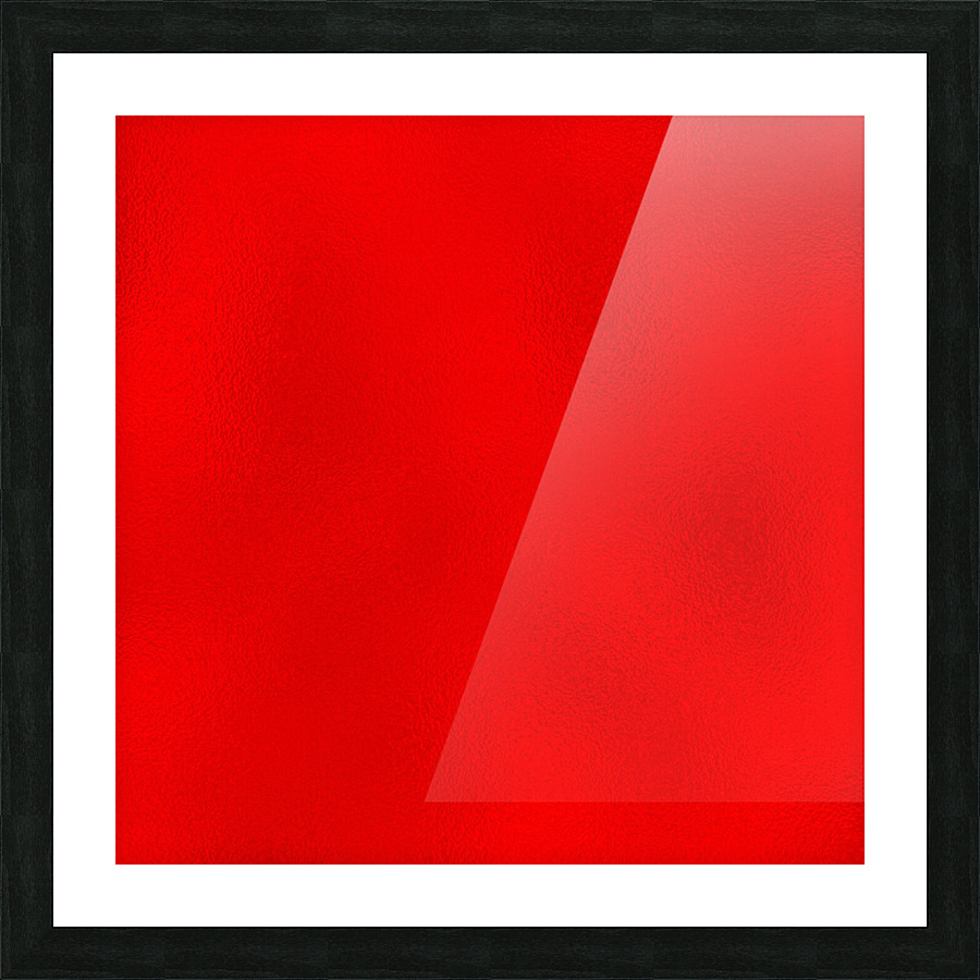 Red Glass Picture Frame print
