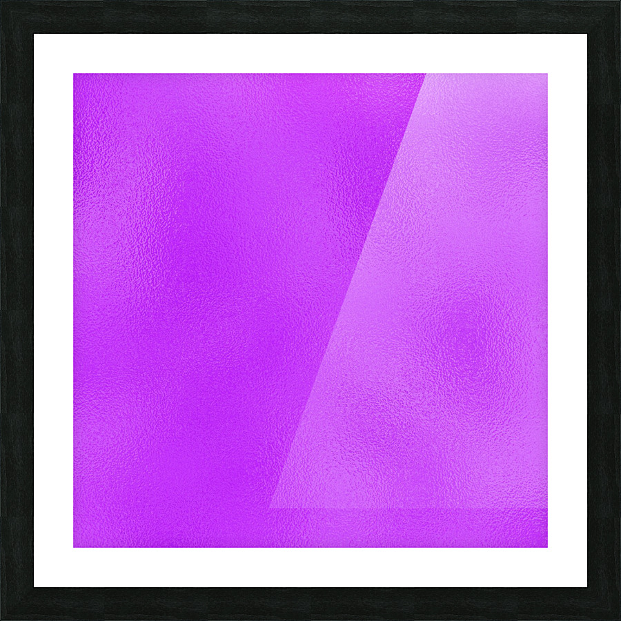 Violet Glass Picture Frame print