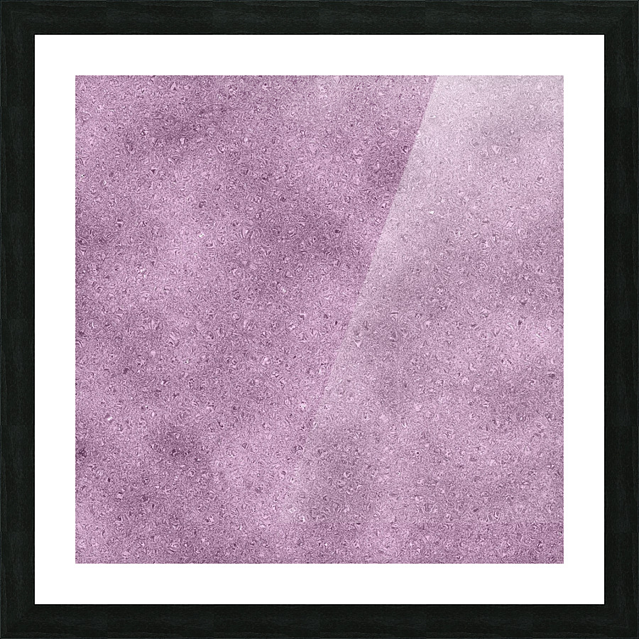 Lavender Glitter Picture Frame print