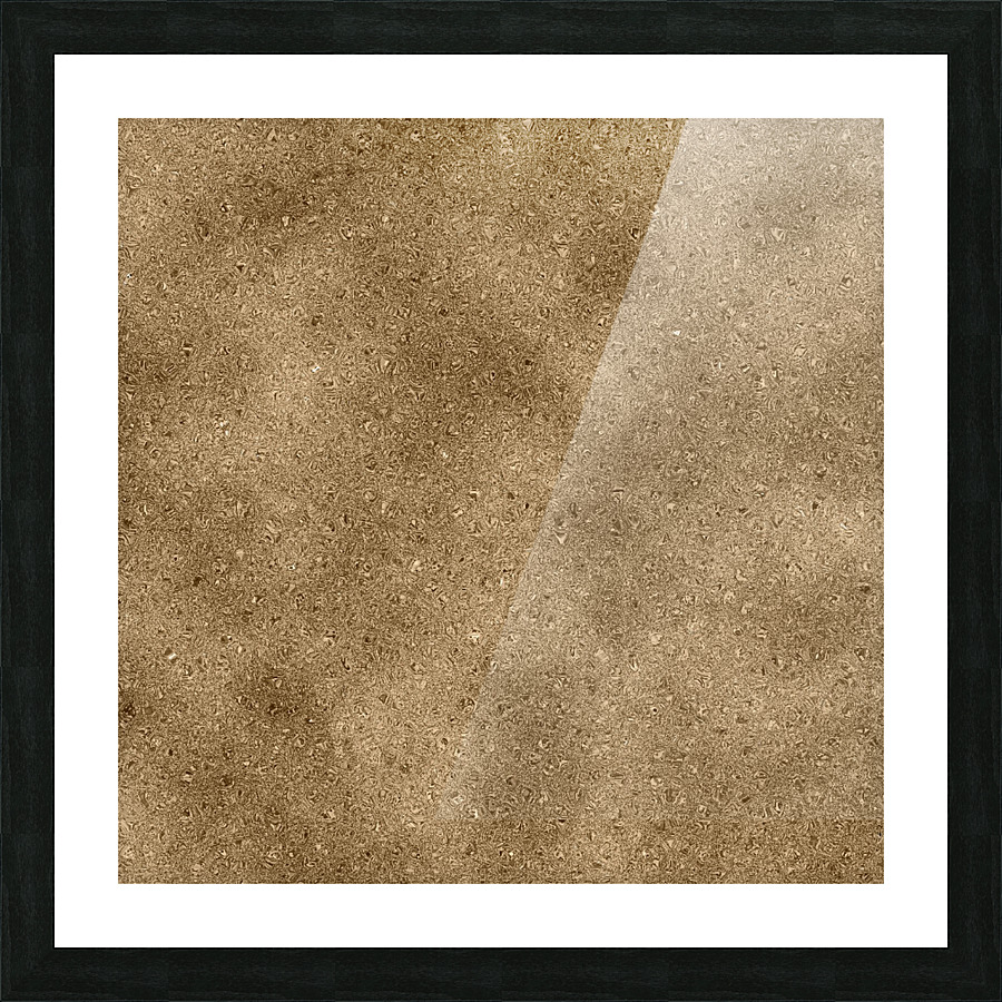 Tan Glitter Picture Frame print