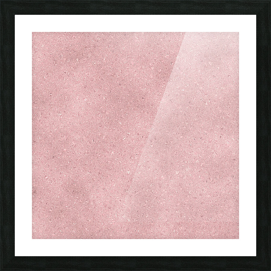 Rose Gold Glitter Picture Frame print