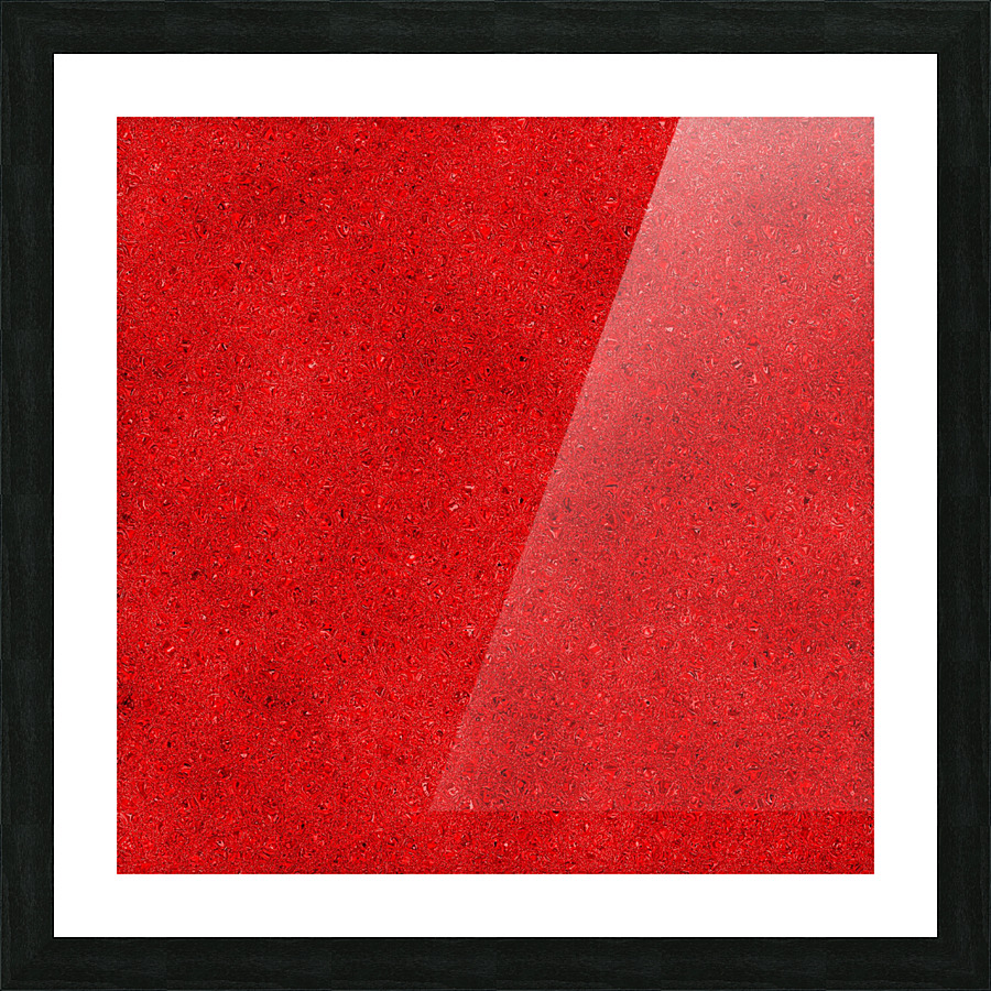 Red Glitter Picture Frame print
