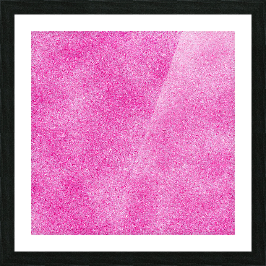 Magenta Glitter Picture Frame print