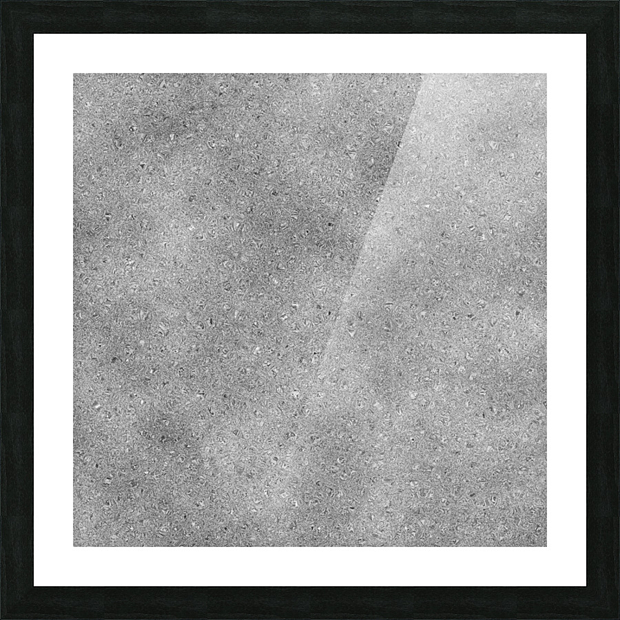 Silver Glitter Picture Frame print