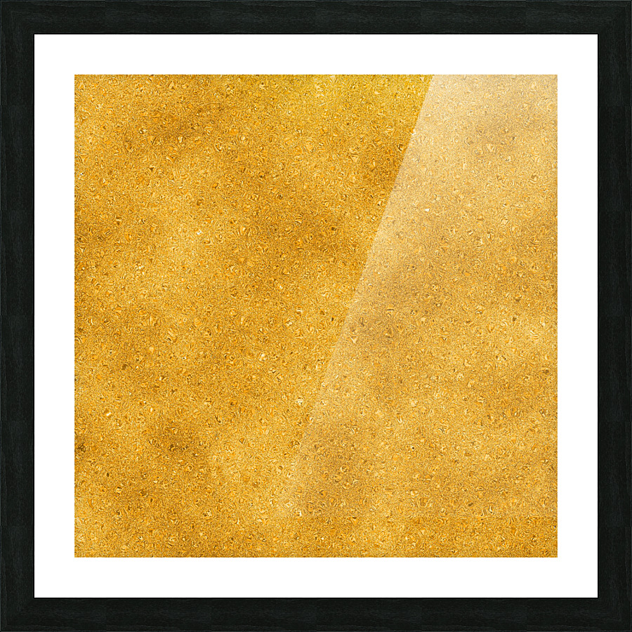 Orange Glitter Picture Frame print