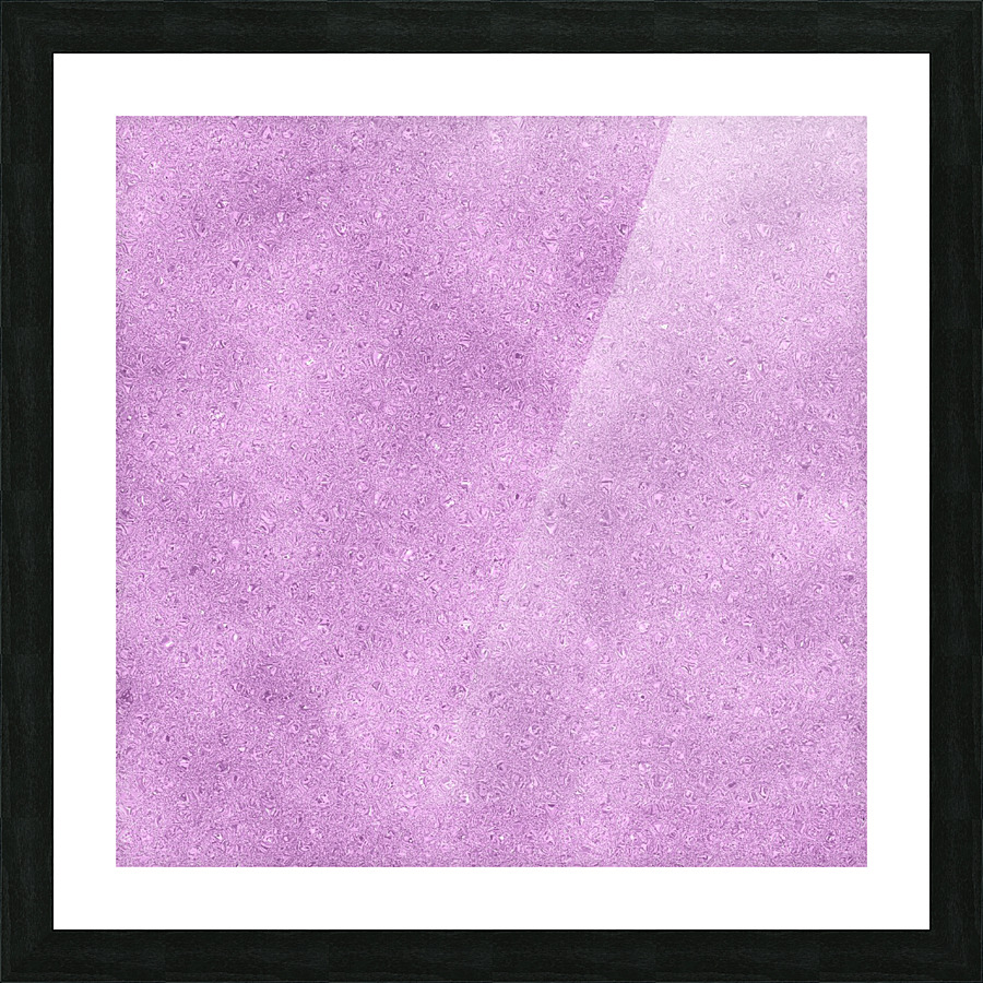 Plum Glitter Picture Frame print