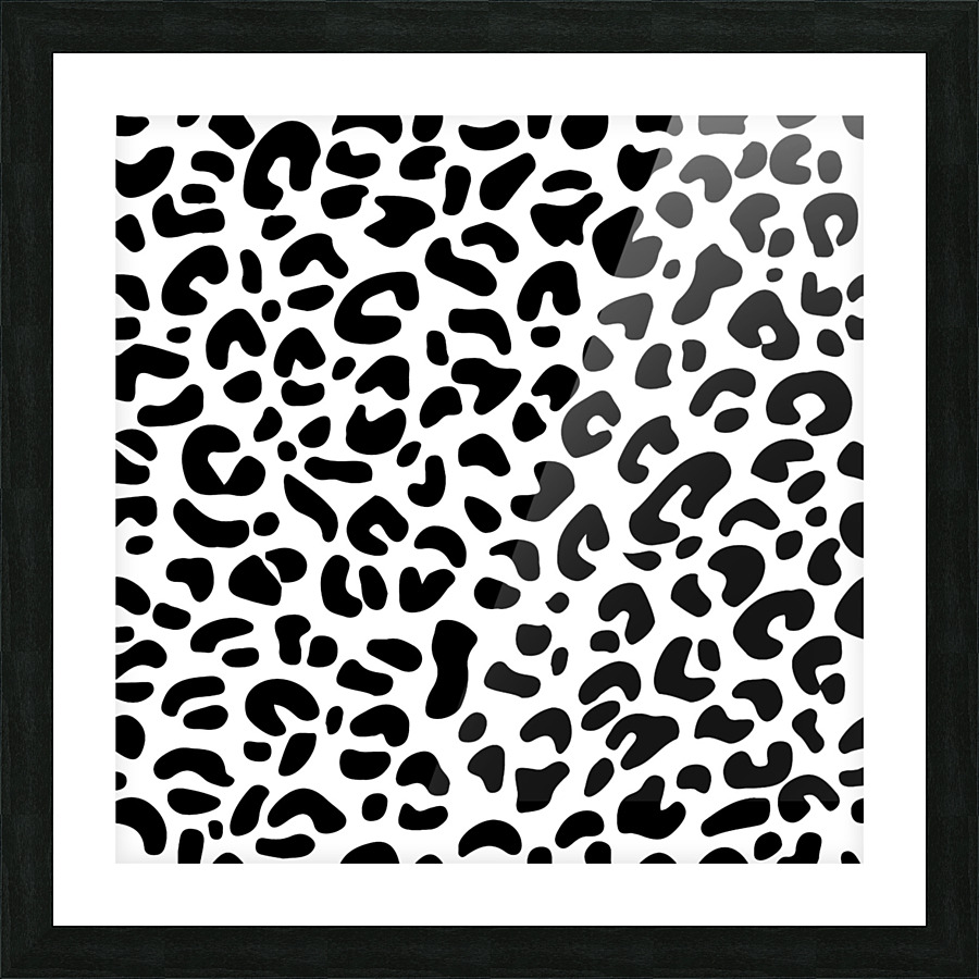 Leopard Print Picture Frame print