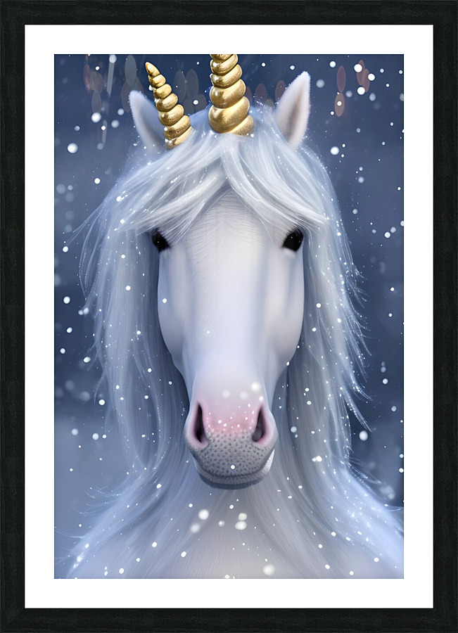 Royal Unicorn Picture Frame print