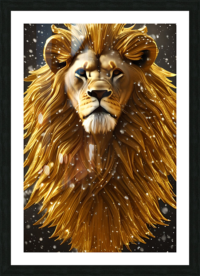 Roaring Majesty Picture Frame print
