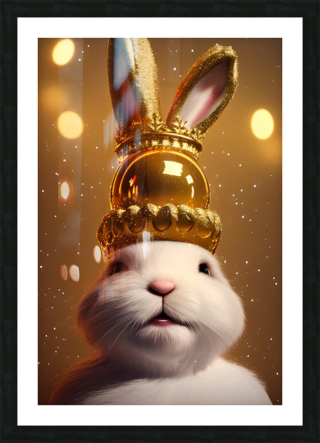 Bunny Serenade Picture Frame print