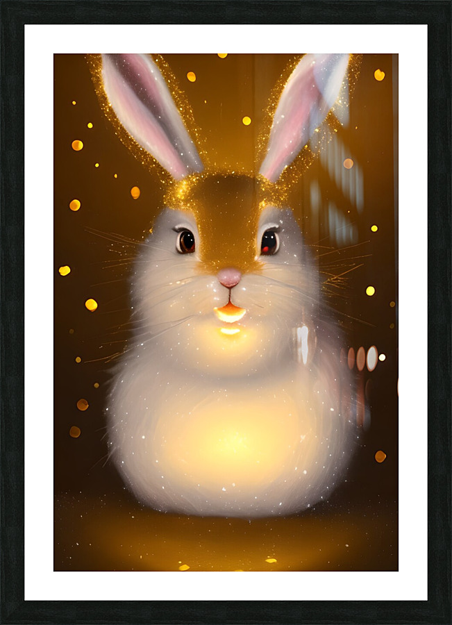 Bunny Euphoria Picture Frame print