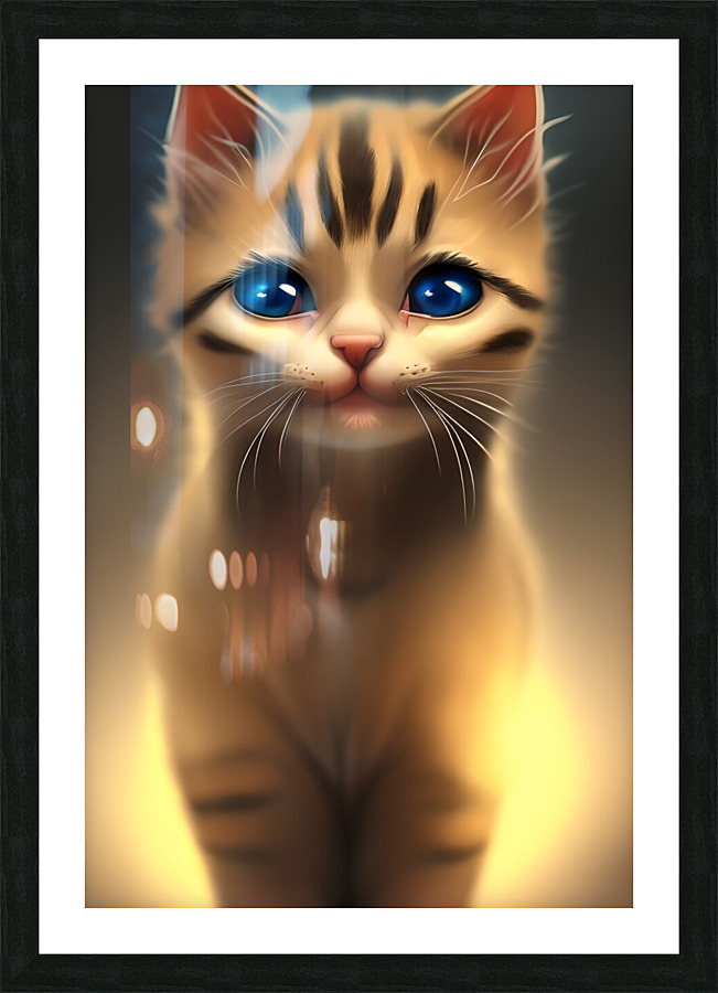 Cats Eye Magic Picture Frame print