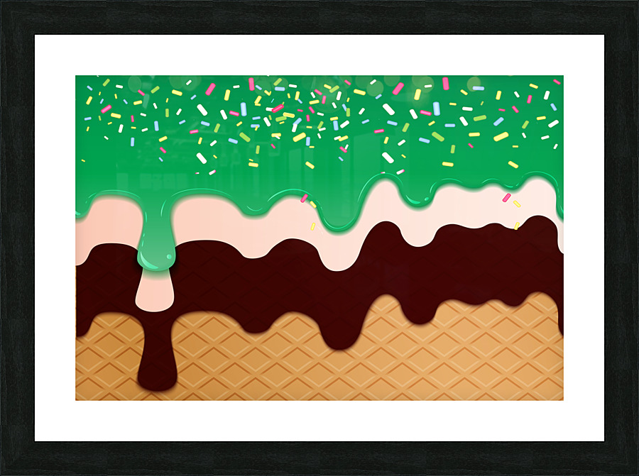 Bubblegum Blast Waffle Picture Frame print