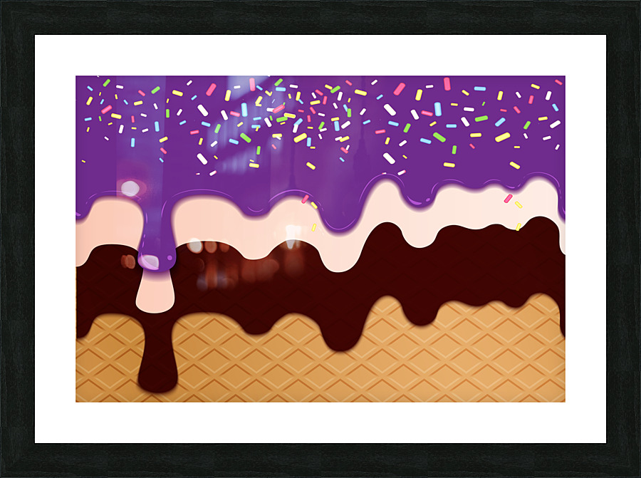 Gingerbread Delight Waffle Picture Frame print