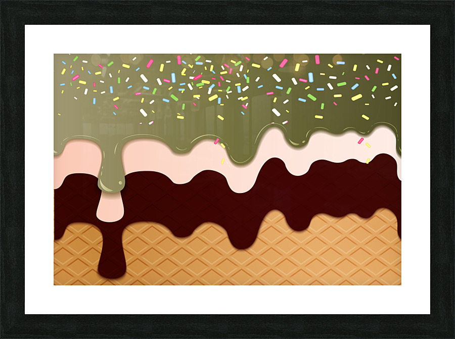 Waffle Bonanza Picture Frame print