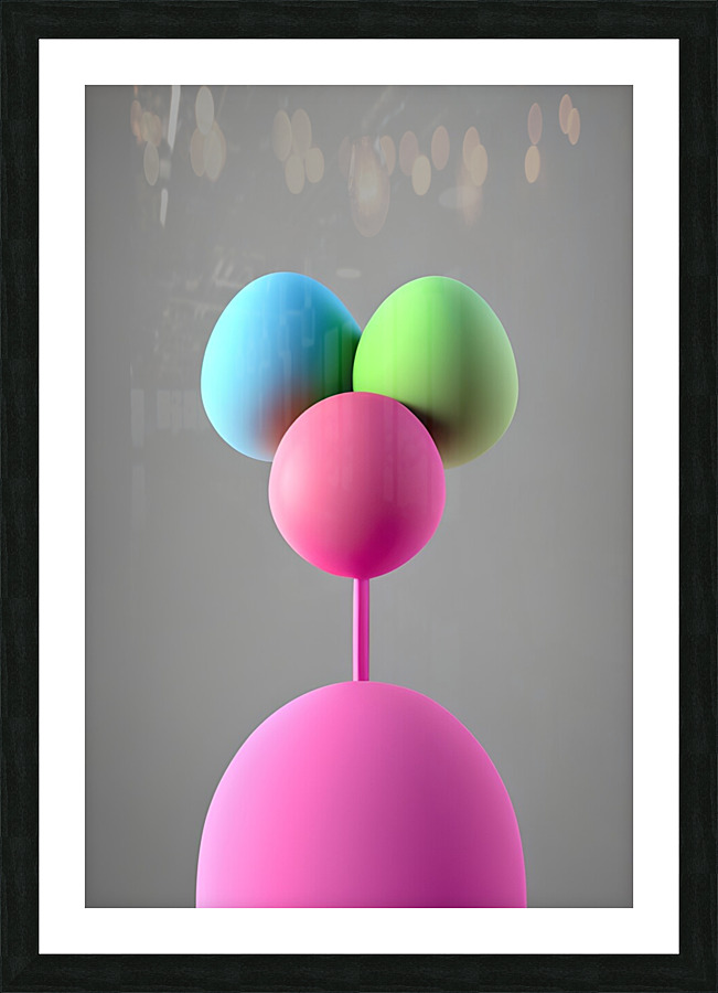 Colorful Pop Picture Frame print