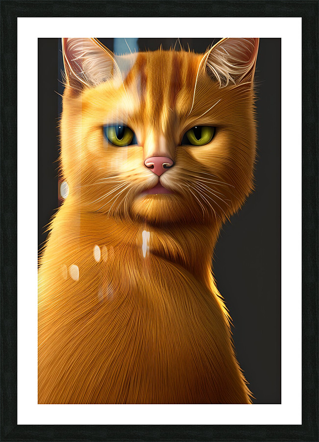 Cat Charisma Picture Frame print