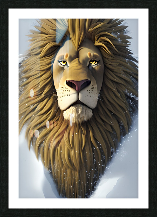 Golden Majesty Picture Frame print