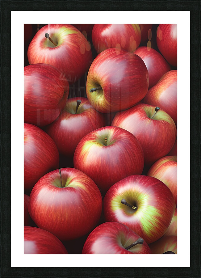 Fresh Apples Picture Frame print