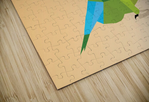 Parrot LOW POLY ART  rizu_designs puzzle
