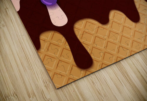 Grape Waffle Drips rizu_designs puzzle