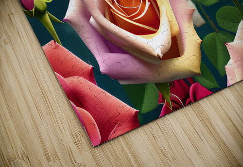 Pink Roses rizu_designs puzzle