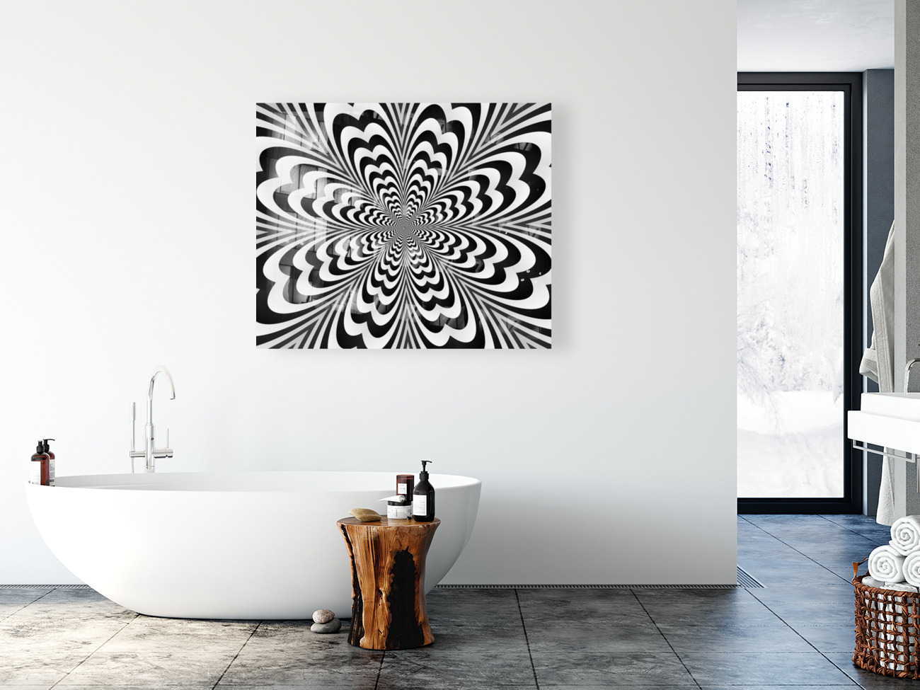 Optical Illusion Art Reproduction