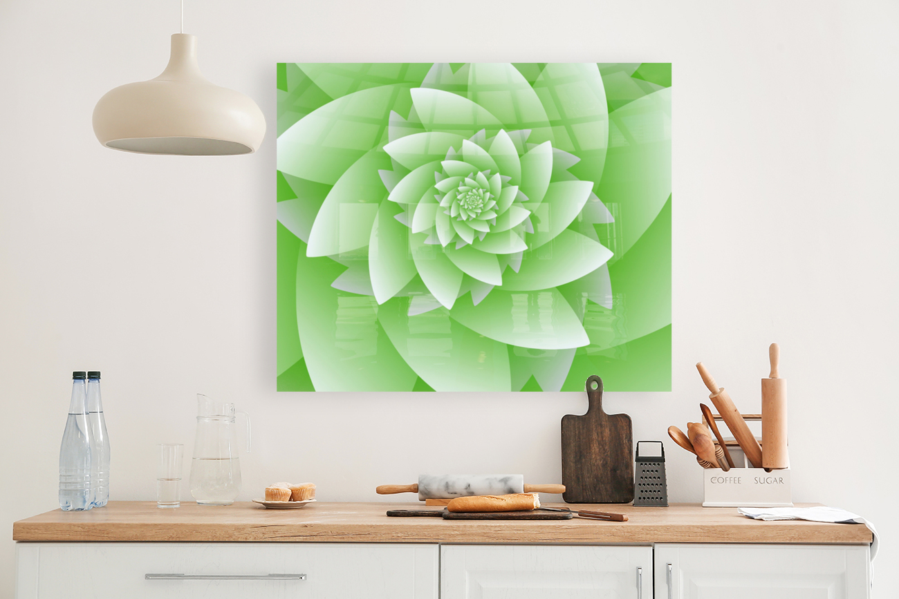 Greeny Floral Reproduction