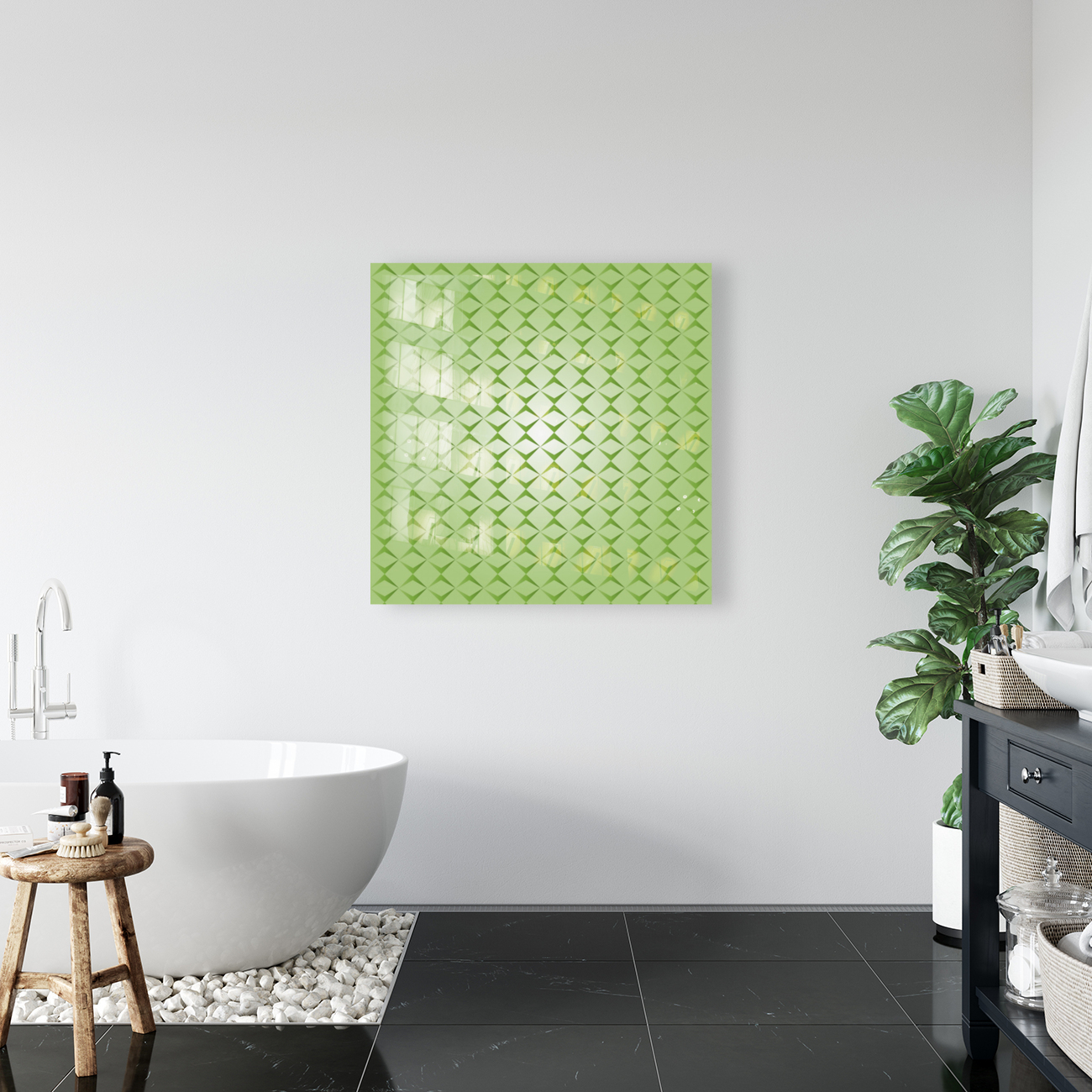 Greeny Pattern Art Reproduction