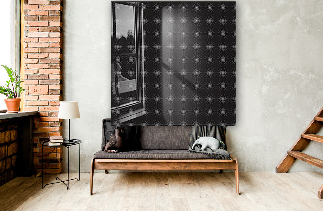 Shiny Pattern Art Reproduction
